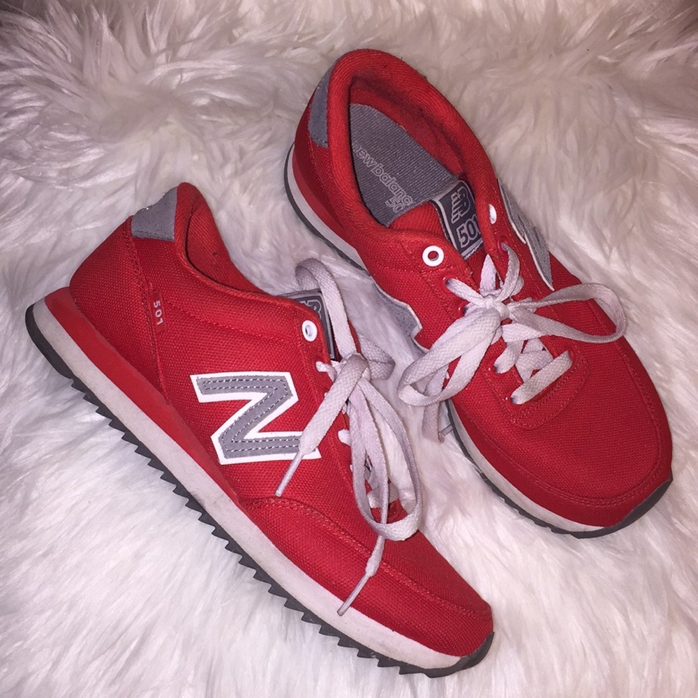 ❤️Red New Balance 501’s❤️